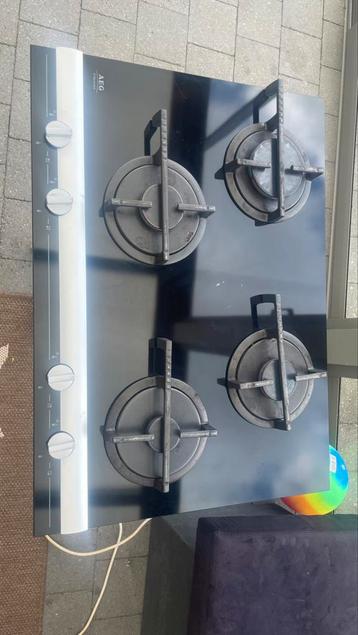 AEG kookplaat, Gebruikt, Inbouw, Gas, 4 kookzones