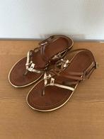 Gouden lederen sandalen Les Tropeziennes maat 38, Les Tropizienes, Bruin, Zo goed als nieuw, Sandalen of Muiltjes
