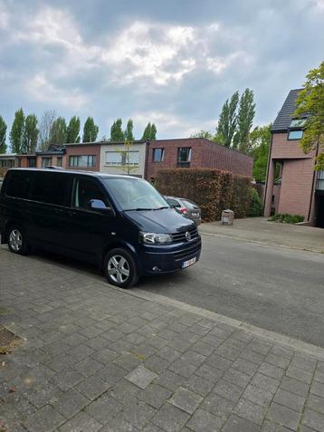 Volkswagen transporter 2.0 diesel 2015 DSG automaat, Auto's, Volkswagen, Automaat, Euro 5, Monovolume, Blauw