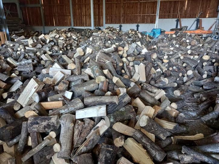 Bois de chauffage Sec - Coupé en 50cm refendu, Tuin en Terras, Brandhout, Blokken, 6 m³ of meer, Ophalen