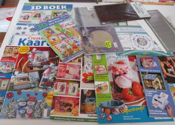 Hobby boeken , kaarten maken , knutselen .... beschikbaar voor biedingen