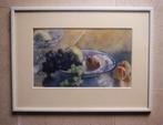 Fruit stilleven ca. 1960 - onduidelijk gesigneerd, Ophalen of Verzenden