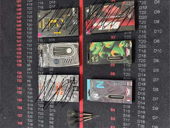 Verschillende sets dartpijlen, Sport en Fitness, Darts, Zo goed als nieuw, Ophalen