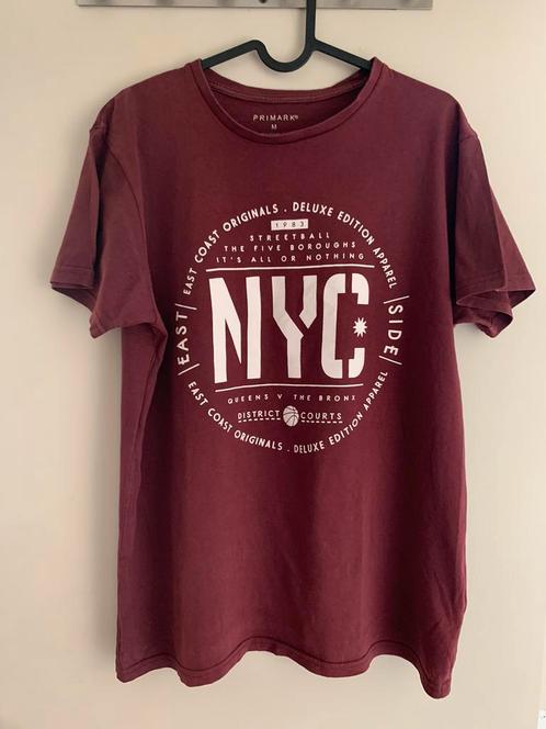 Bordeaux t shirt, Kleding | Heren, T-shirts, Zo goed als nieuw, Ophalen of Verzenden