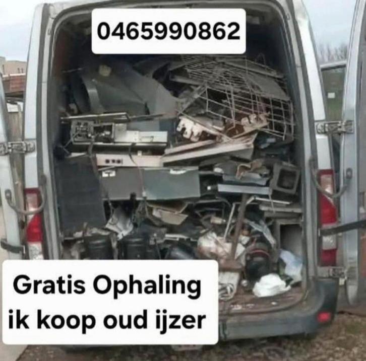 Collection gratuite : J'achète de la ferraille et des épaves, Bricolage & Construction, Métaux, Utilisé, Autres métaux, Enlèvement