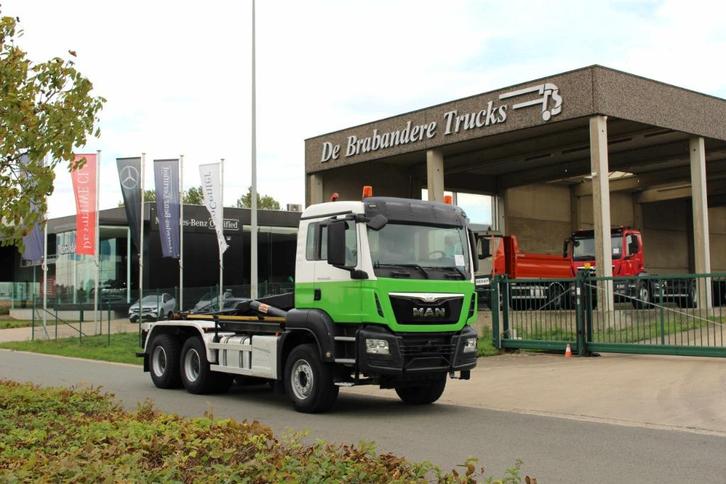 MAN TGS 33.400 6X4 - 2014 - 407.600 KM - EURO 6 - MOTOR PTO, Auto's, Vrachtwagens, Bedrijf, Te koop, Radio, Trekhaak, MAN, Diesel