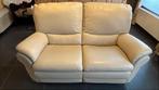 Lederen tweezit met elektrische relax, Huis en Inrichting, Zetels | Zetels, Ophalen, Zo goed als nieuw