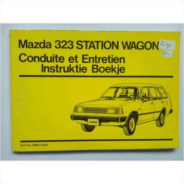 Mazda 323 Instructieboekje 1984 #1 Nederlands Frans
