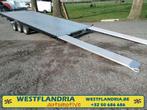 Autotrailer 3500 kg-550cm met oprijhoek 6,5, Auto's, Bestelwagens en Lichte vracht, Te koop, LED verlichting, Bedrijf