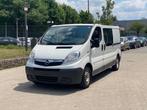 OPEL Vivaro 2.0CDTI Dubbele Cabine Airco Trekhaak 114Pk, Auto's, Bestelwagens en Lichte vracht, Voorwielaandrijving, Stof, Zwart