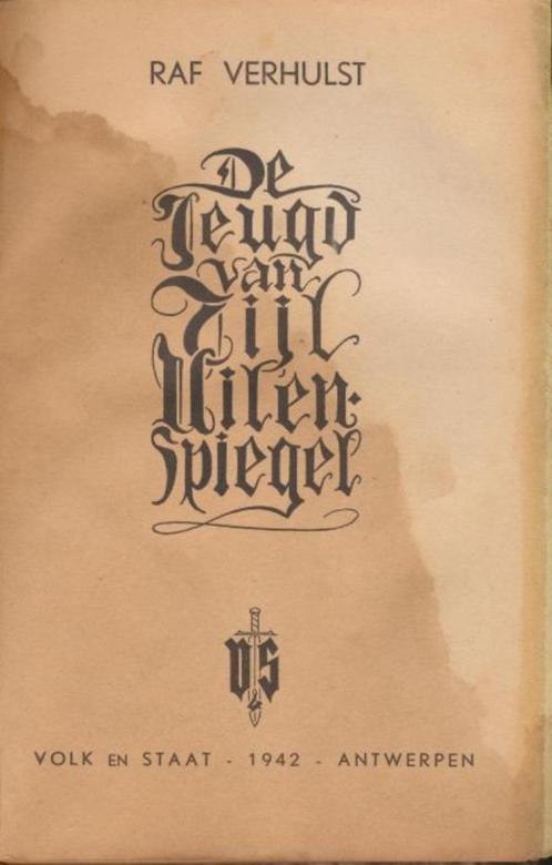(b352a) De jeugd van Tijl Uilenspiegel, 1942, Boeken, Overige Boeken, Gelezen, Ophalen of Verzenden