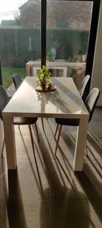 Eettafel  + 4 stoelen, Huis en Inrichting, Ophalen, Gebruikt