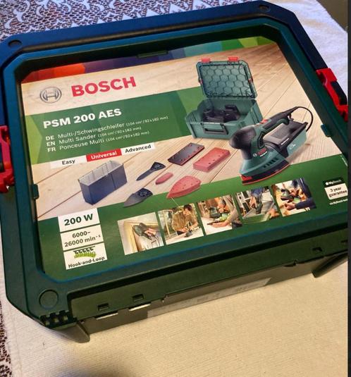 Bosch PSM 200 AES Multischuurmachine (200W), Doe-het-zelf en Bouw, Gereedschap | Schuurmachines, Nieuw, Ophalen of Verzenden
