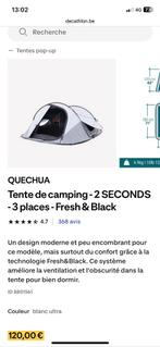 Quechua tente fresh and black, Caravans en Kamperen, Tenten, Ophalen of Verzenden, Zo goed als nieuw