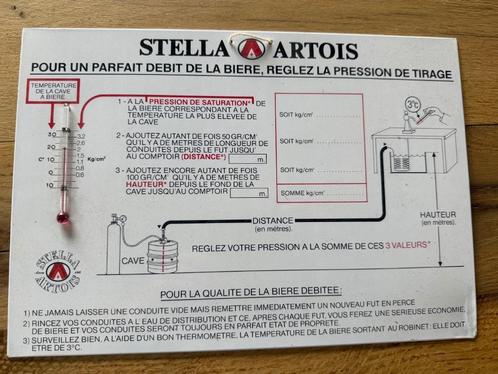Stella Artois thermometer, Verzamelen, Biermerken, Gebruikt, Overige typen, Stella Artois, Ophalen of Verzenden