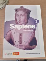 Sapiens 3 Geschiedenis leerwerkboek 2u, ASO, Nederlands, Ophalen of Verzenden, Zo goed als nieuw