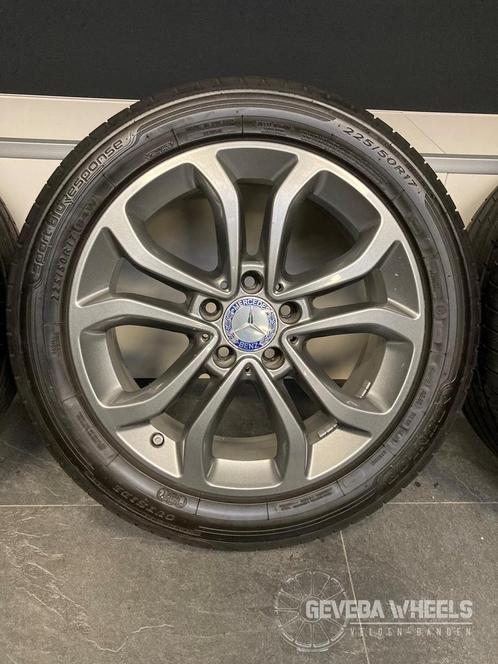17” originele Mercedes C W205 velgen + banden 5x112 A205 401, Auto-onderdelen, Banden en Velgen, Banden en Velgen, Zomerbanden