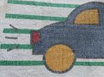 Kindertapijtje auto katoen, Ophalen of Verzenden, Zo goed als nieuw, Kleed of Kussen