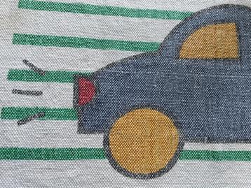 Kindertapijtje auto katoen beschikbaar voor biedingen