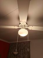 Lamp met plafond ventilator, Ophalen