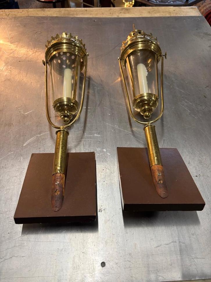 2 processielantaarns, Antiek en Kunst, Curiosa en Brocante, Ophalen