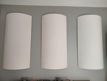 GIK acoustic panels (3 Polyfusors - Diffusor/Absorber)