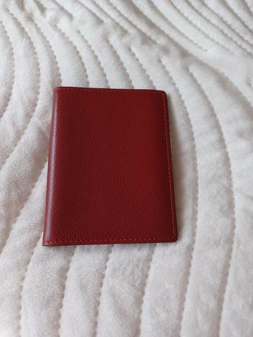 DELVAUX ROSSO kaarthouder met logo beschikbaar voor biedingen