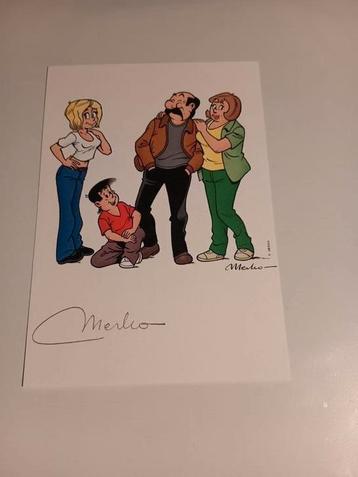 Kiekeboe ex libris met gesigneerd met Merho beschikbaar voor biedingen