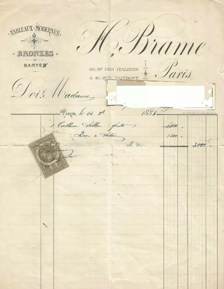 Brons van Barye+Hector Brame+Antoine Vollon, Antiek en Kunst, Antiek | Brons en Koper, Brons, Ophalen of Verzenden