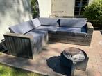 Lounge in steigerhout, Ophalen, Gebruikt, Steigerhout, 6 zitplaatsen