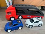 Little tikes vrachtwagen + kleine auto’s, Kinderen en Baby's, Speelgoed |Speelgoedvoertuigen, Ophalen, Zo goed als nieuw