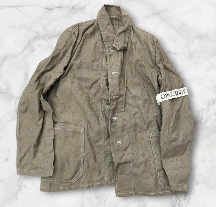 Org allemand de la Seconde Guerre mondiale Todt Drillich Fel, Collections, Objets militaires | Seconde Guerre mondiale, Armée de terre