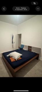 Lit 160x200 deja demonté et complet, Brun, Enlèvement, Utilisé, 200 cm