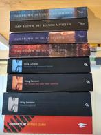 8 boeken: Stieg Larsson - dan Brown - Werner eeman, Boeken, Ophalen of Verzenden, Zo goed als nieuw, Populaire fictie