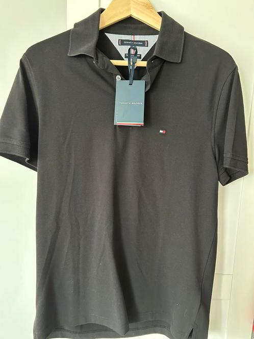 Poloshirt Tommy Hilfiger, Kleding | Heren, Polo's, Nieuw, Maat 52/54 (L), Zwart, Ophalen