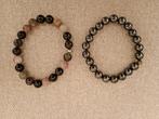 Bracelets en pierres, Bijoux, Sacs & Beauté, Bracelets, Enlèvement, Comme neuf, Gris, Élastique