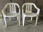 2 witte tuinstoeltjes voor kinderen, Ophalen of Verzenden, Zo goed als nieuw