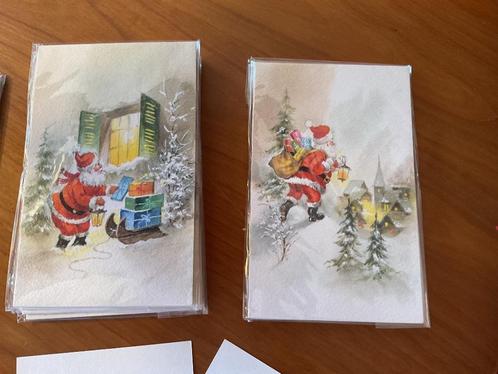 Prachtige vintage oude kerst -nieuwjaarskaartjes, ongebruikt, Diversen, Kerst, Nieuw, Ophalen of Verzenden