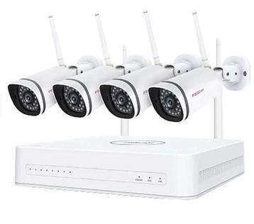 Ensemble de caméras de sécurité CCTV avec 4 ou 8 caméras 