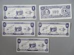 5 biljet speelgeld play money space astronaut ruimtevaart, Verzamelen, Ophalen of Verzenden, Zo goed als nieuw, Overige onderwerpen