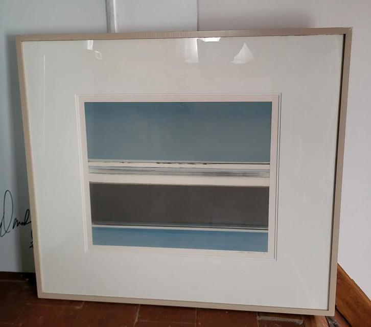 Lithografie épreuve artiste, M. Van Saene, maritiem thema, Antiek en Kunst, Kunst | Litho's en Zeefdrukken, Ophalen