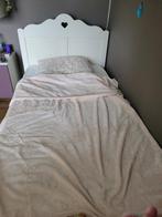 Mooi bed, lattenbodem, matras en bureau+ bureaustoel, 85 tot 100 cm, Gebruikt, 180 cm of meer, Ophalen