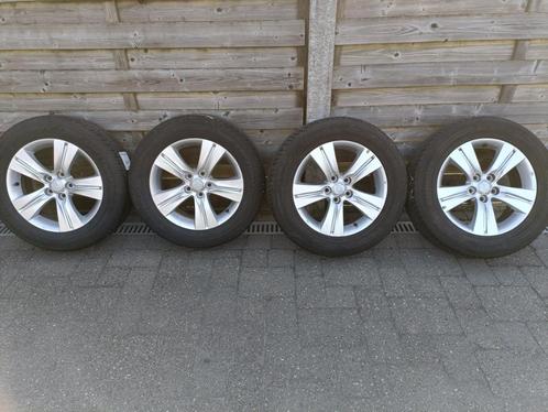 Originele aluminium velgen Kia Sportage,zo goed als nieuw., Auto-onderdelen, Banden en Velgen, Velg(en), Zomerbanden, 17 inch