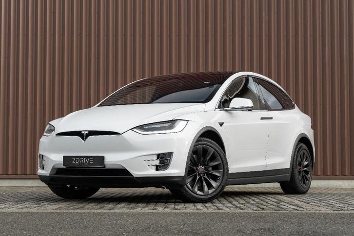 Tesla Model X Longe Range AWD | 100 kWh | Garantie, Auto's, Tesla, Bedrijf, Te koop, Model X, 360° camera, 4x4, ABS, Achteruitrijcamera