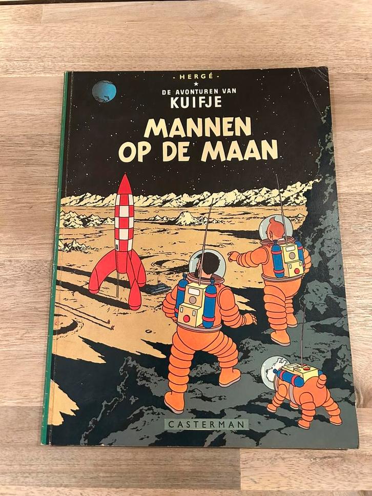 Kuifje - Mannen op de maan, Boeken, Stripverhalen, Gelezen, Eén stripboek, Ophalen