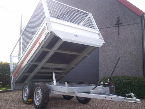 Nieuwe ongeremde plateau en kipper aanhangwagens, Auto diversen, Aanhangers en Bagagewagens, Nieuw, Ophalen