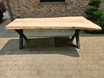tuintafel/eettafel boomstam, Tuin en Terras, Ophalen, Nieuw, Rechthoekig, Hout