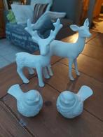 decoratief setje herten in porselein, Enlèvement ou Envoi