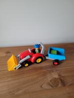 Playmobil 1.2.3. - 6964 - tractor en aanhanger, Enlèvement, Comme neuf, Ensemble complet