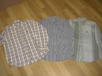 3 hemdjes River Woods maat 10 jaar (140), Ophalen of Verzenden, Zo goed als nieuw, Overhemd of Blouse